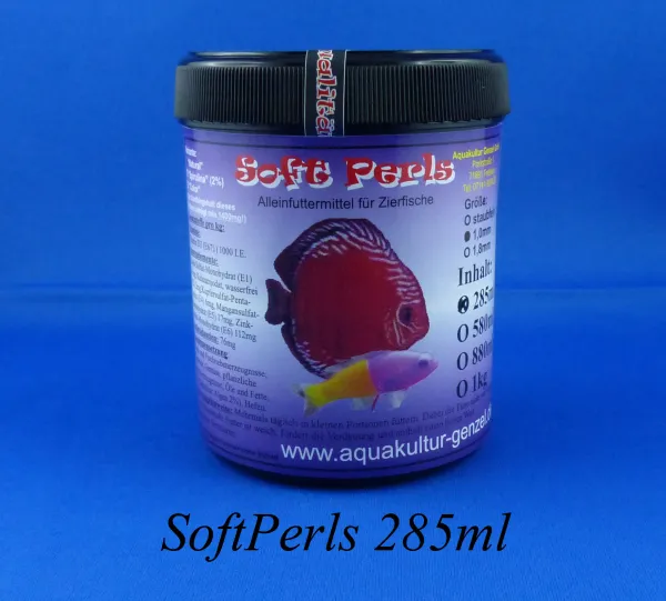Soft Perls Natural das Hauptfutter für Zierfische online kaufen in einer 285ml Dose